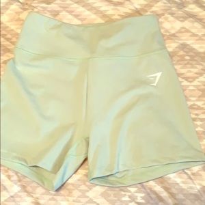 Gymshark light green dreamy shorts